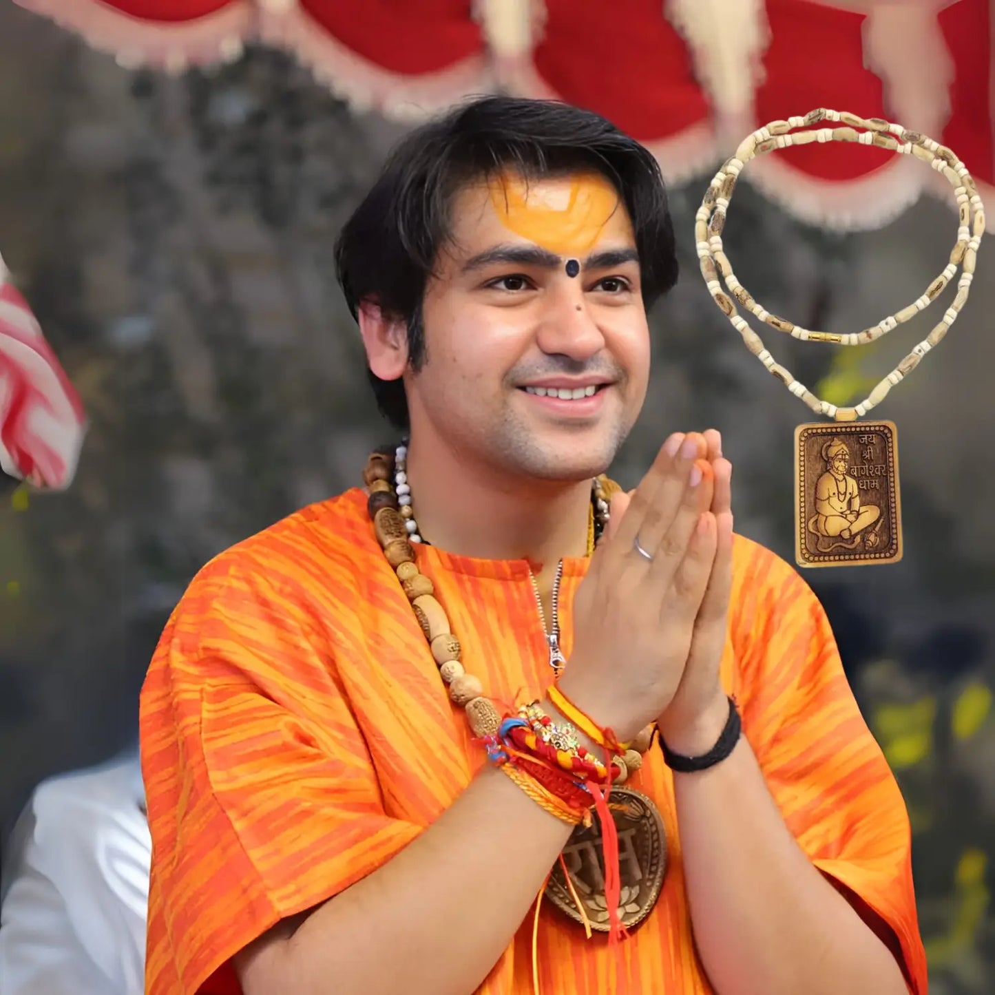 Bageshwar Dham Sarkar Tulsi Mala (100% Original Tulsi beads) (BUY 1 GET 1 FREE)