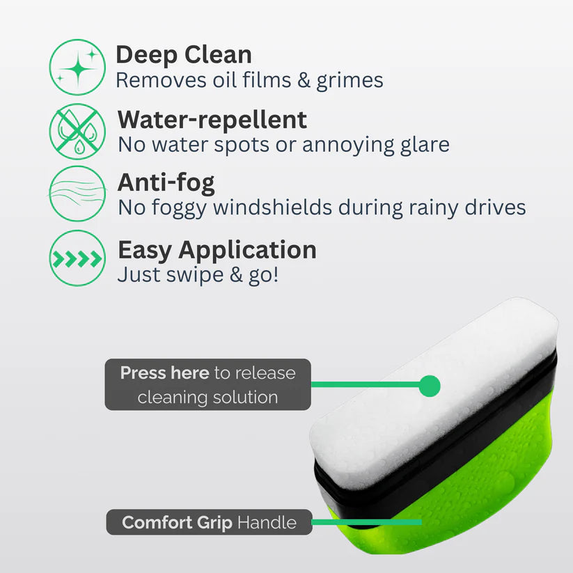 CrystalShield Pro 2.0 Anti-Fog Glass Cleaning Brush💦🚗